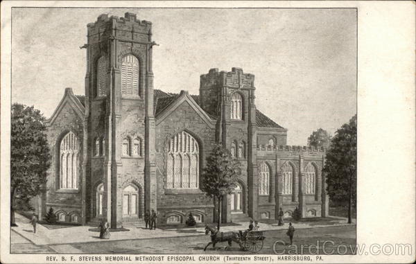 Rev. B.F.Stevens Memorial Methodist Episcopal Church (Thirteenth Street) Harrisburg Pennsylvania