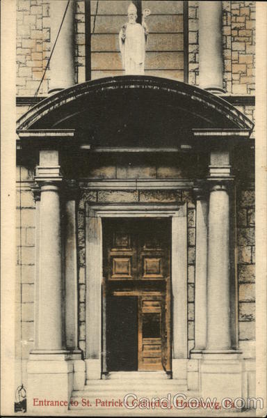 Entrance to St. Patrick's Cathedral Harrisburg Pennsylvania