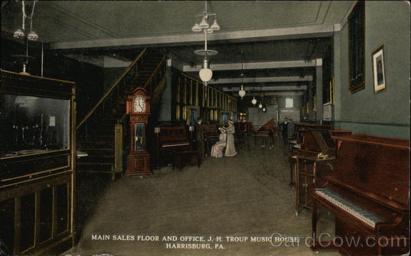 J. H. Troup Music House Harrisburg Pennsylvania