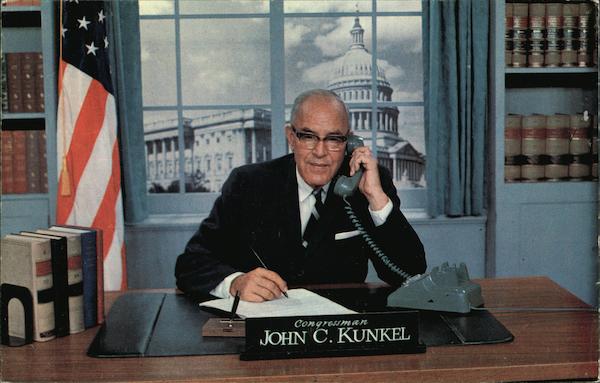 Congressman John C. Kunkel - Autographed Pennsylvania