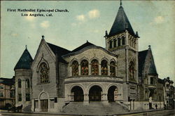 First Methodist Episcopal Church Los Angeles, CA Postcard Postcard Postcard
