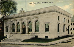 New Post Office Marlboro, MA Postcard Postcard Postcard