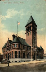 Post Office Taunton, MA Postcard Postcard Postcard