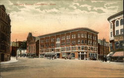 View of Upham's Corner Postcard