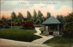 A Resting Place, Franklin Park Postcard