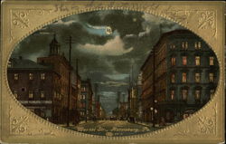 View of Market Street Postcard