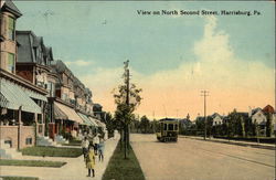View on North Second Street Postcard