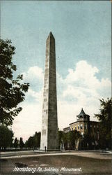 Soldiers Monument Postcard