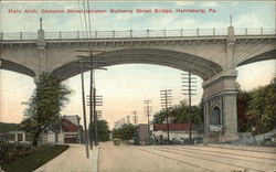 Main Arch, Cameron Street between Mulberry Street Bridge Postcard