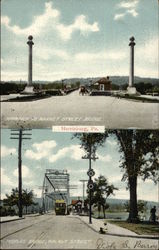 Approach to Market Street Bridge Postcard