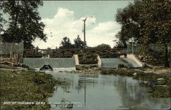 Dam of Paxtang Lake in Paxtang Park Postcard