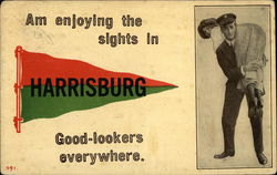 Am Enjoying the Sights in Harrisburg Postcard