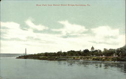 River Park from Walnut Street Bridge Postcard