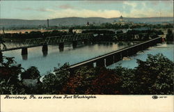 View from Fort Washington Postcard