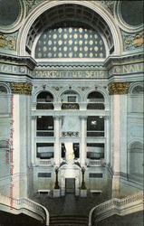 View on Second Floor in Pennsylvania New Capitol Postcard