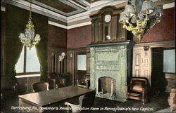 Governor's Private Reception Room Postcard