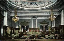 Supreme Court Room in Pennsylvania's New Capitol Postcard