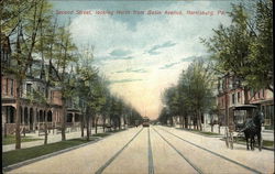 Second Street, Looking North from Basin Avenue Postcard
