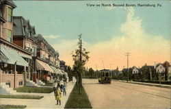 View on North Second Street Postcard