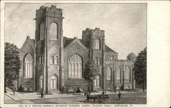 Rev. B.F.Stevens Memorial Methodist Episcopal Church (Thirteenth Street) Postcard
