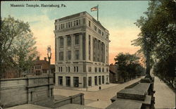 Masonic Temple Building Harrisburg, PA Postcard Postcard Postcard