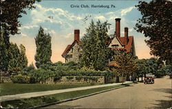 Civic Club Postcard