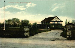 View of Country Club Postcard