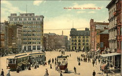 Market Square Harrisburg, PA Postcard Postcard Postcard