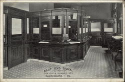 East End Bank Postcard