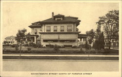 Seventeenth Street North of Forster Street Postcard