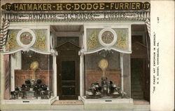 H.C. Dodge Furrier Postcard