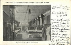 "Imperial" Women's Ready-To-Wear Department Postcard