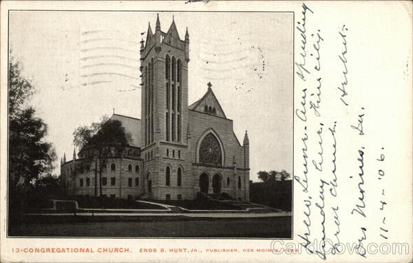 Congregational Church Des Moines Iowa