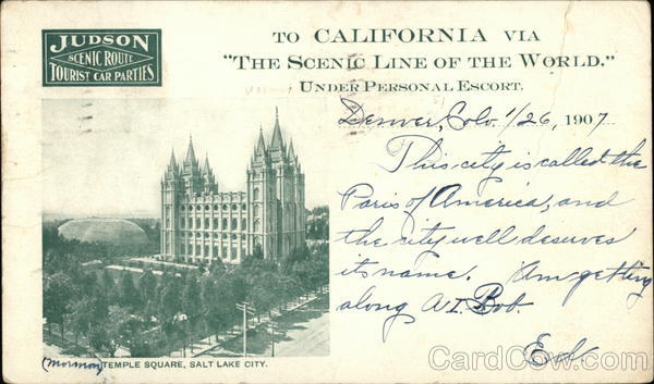 Temple Square Salt Lake City Utah