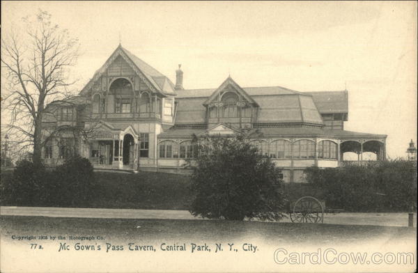 Mc Gown's Pass Tavern, Central Park New York