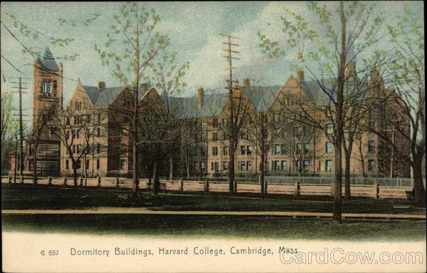 Dormitory Buildings, Harvaed College Cambridge Massachusetts