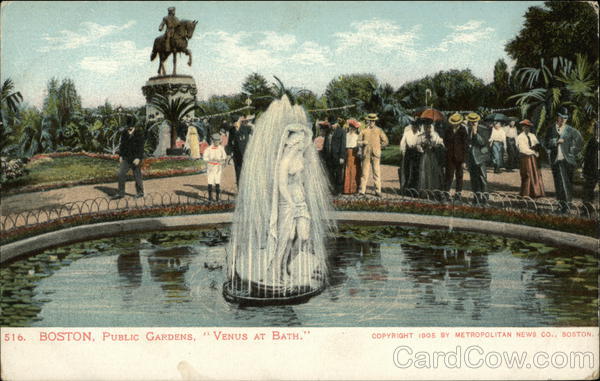 Public Gardens, Venus at Bath Boston Massachusetts