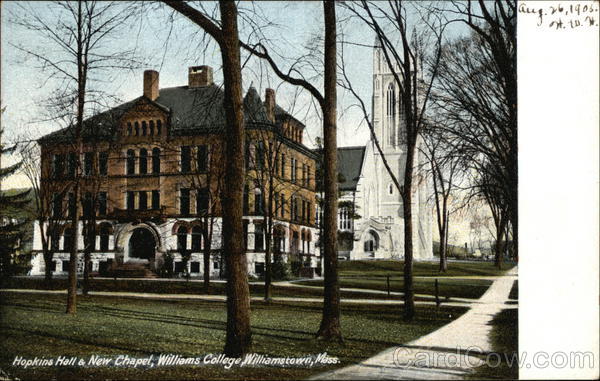 Hopkins Hall & New Chapel, Williams College Williamstown Massachusetts