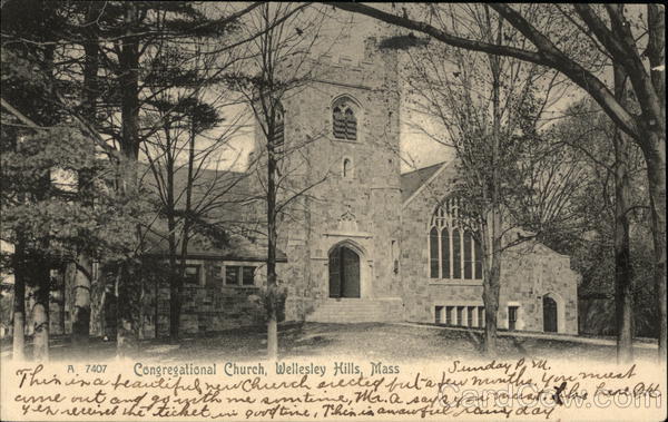 Congregational Church Wellesley Hills Massachusetts