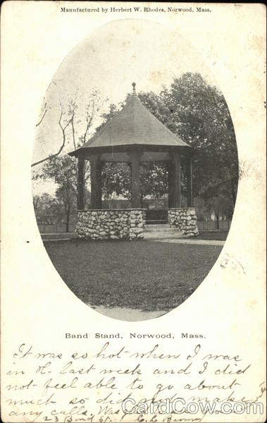 Band Stand Norwood Massachusetts