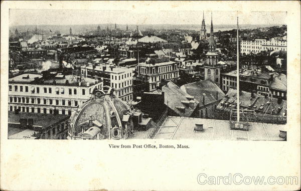View from Post Office Boston Massachusetts