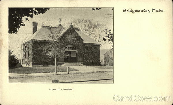 Public Library Building Bridgewater Massachusetts