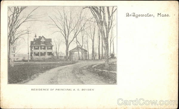 Residence of Principal A. G. Boyden Bridgewater Massachusetts