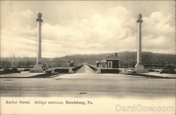 Market Street Bridge Entrance harrisburg Pennsylvania
