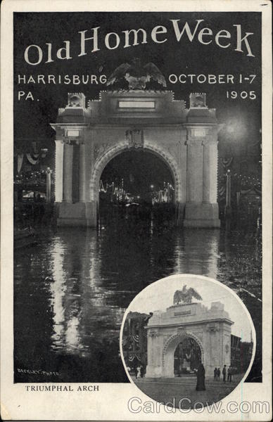Old Home Week, October 1-7 1905 Harrisburg Pennsylvania