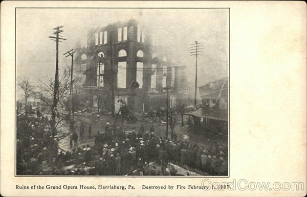 Ruins of the Grand Opera House Harrisburg Pennsylvania