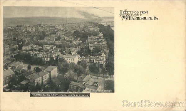 View South from Water Tower Harrisburg Pennsylvania