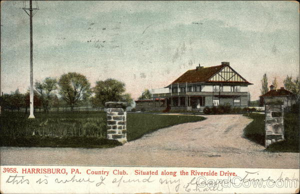 Country Club, Situated along the Riverside Drive Harrisburg Pennsylvania