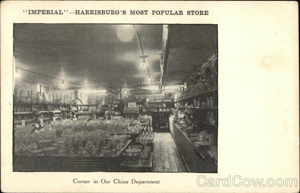 Corner in China Department of Imperial Store Harrisburg Pennsylvania