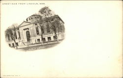 Public Library Building Lincoln, NE Postcard Postcard Postcard